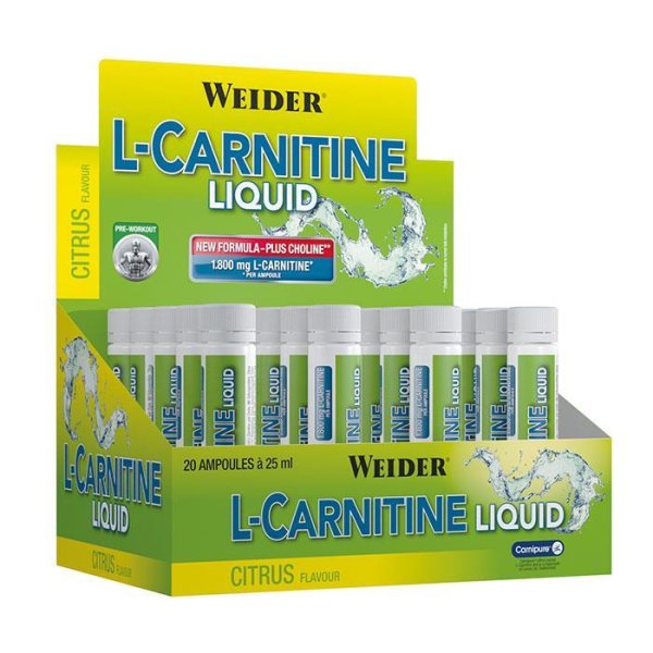 Weider L-Carnitine Liquid 20 x 25ml