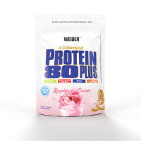 Weider Protein 80 Plus 500 g Standbeutel Himbeer-Sahne