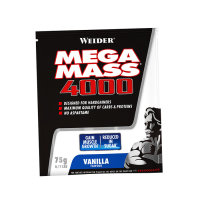 Weider Mega Mass® 4000 75 g Probierbeutel Vanille