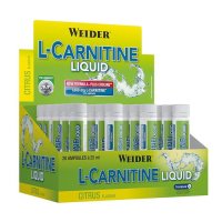 Weider L-Carnitine Liquid Pfirsich / 20 Ampullen je 25 ml