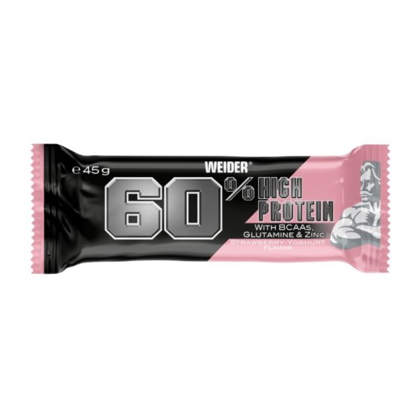 Weider 60% Protein Bar Strawberry-Yoghurt / 45g Riegel