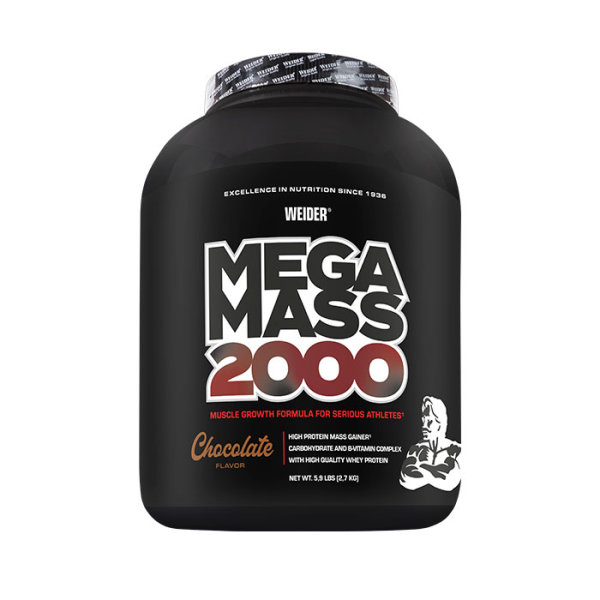 Weider Mega Mass® 2000 2,7 kg Dose Schoko